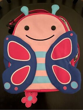 Skip hop Butterfly Kids lunchkit- Pink & Blue